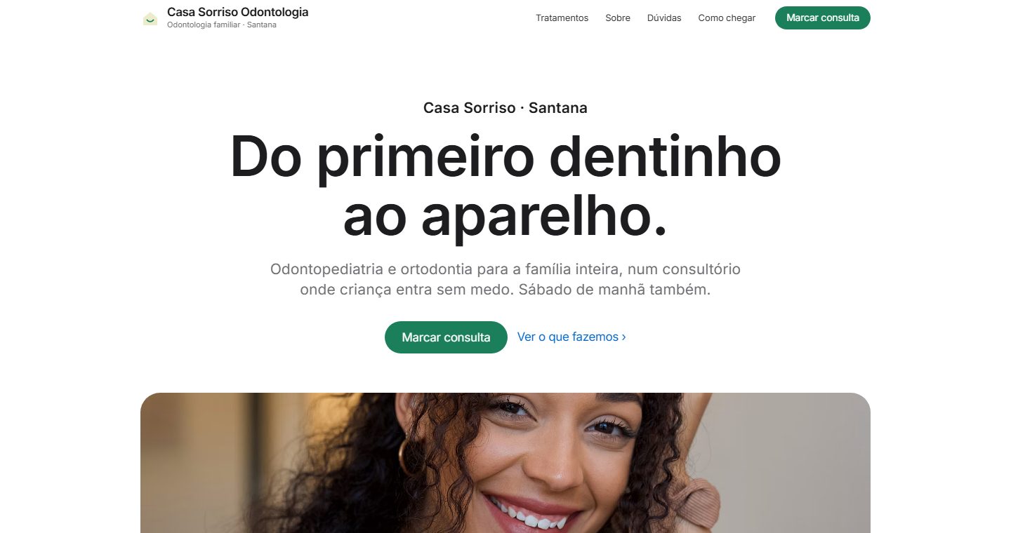 Modelo Casa Sorriso no computador