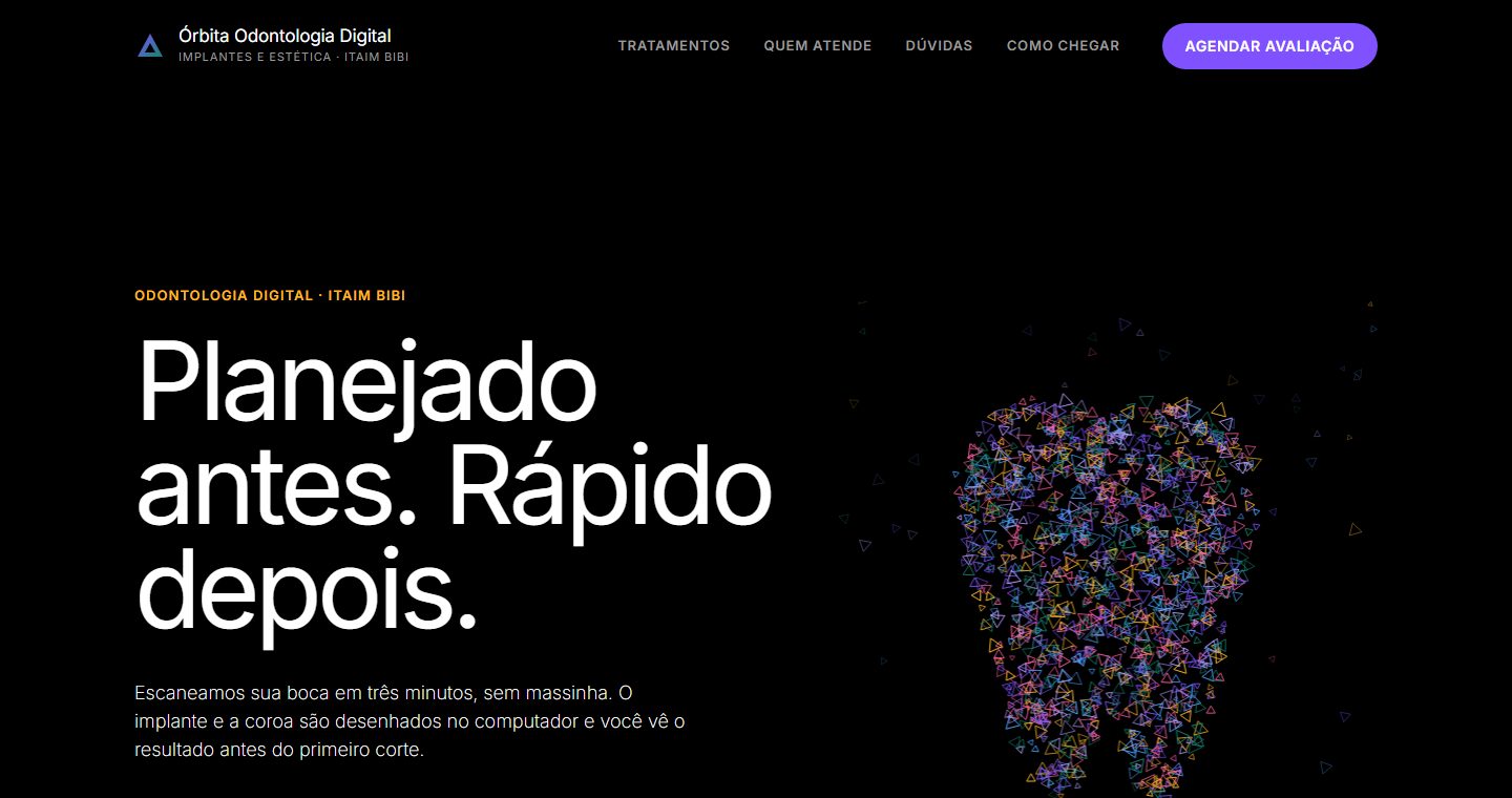 Modelo Órbita no computador